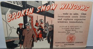 broken show windows insurance blotter