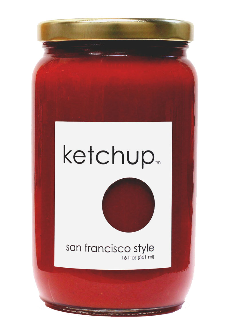 welovejam san francisco style ketchup 16 oz jar